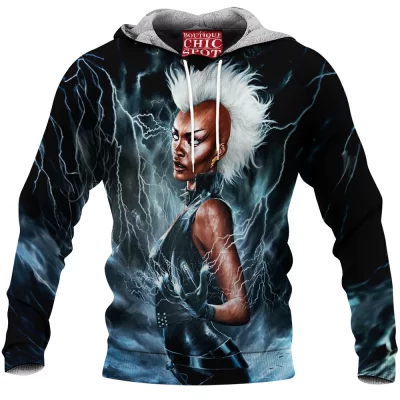 Comic Fleece-Hoodie, Storm Fleece-Hoodie, X-men Fleece-Hoodie