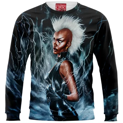 Comic Zip Sweatshirt, X-men Zip Sweatshirt, Storm Zip Sweatshirt