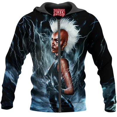 Comic Zip-Hoodie, Storm Zip-Hoodie, X-men Zip-Hoodie