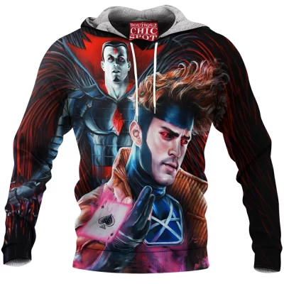Comic Fleece-Hoodie, Gambit Fleece-Hoodie, Mister Sinister Fleece-Hoodie, X-men Fleece-Hoodie