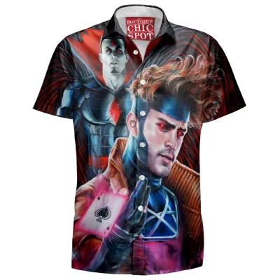 Comic Hawaiian-Shirt, Gambit Hawaiian-Shirt, Mister Sinister Hawaiian-Shirt, X-men Hawaiian-Shirt