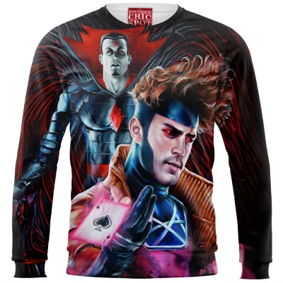 Comic Zip Sweatshirt, X-men Zip Sweatshirt, Gambit Zip Sweatshirt, Mister Sinister Zip Sweatshirt