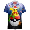 Anime Hawaiian-Shirt, Pikachu Hawaiian-Shirt, Pokemon Hawaiian-Shirt