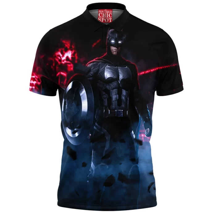 Captain America x Batman Polo Shirt