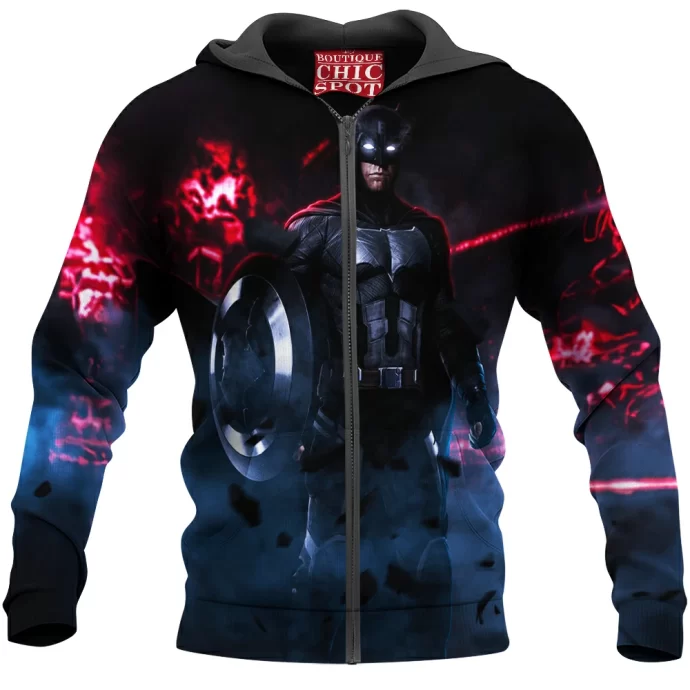 Captain America x Batman Zip Hoodie