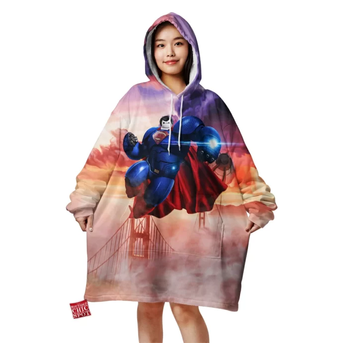 Baymax x Superman Blanket Hoodie