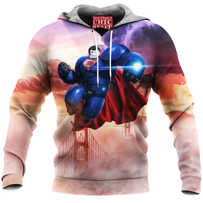 Baymax x Superman Fleece Hoodie