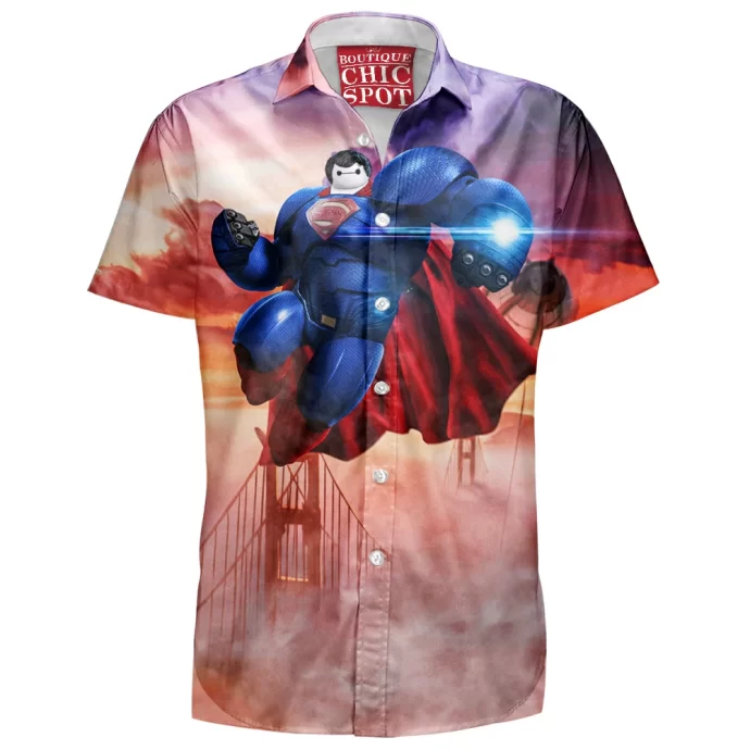 Baymax x Superman Hawaiian Shirt