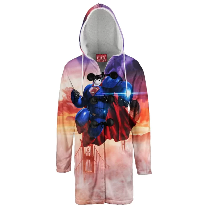 Baymax x Superman Hooded Cloak Coat