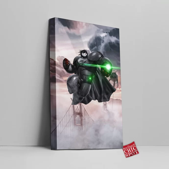 Baymax x Superman Canvas Wall Art