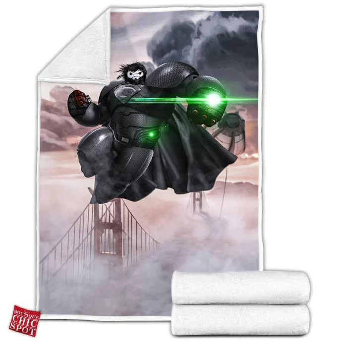 Baymax x Superman Fleece Blanket