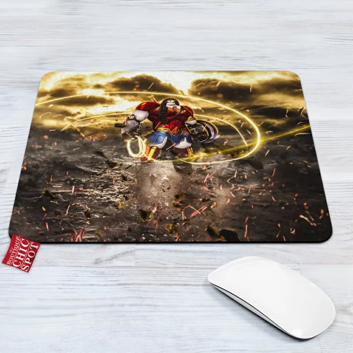 Baymax x Wonder Woman Mouse Pad