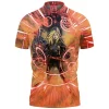 Comic Polo Shirt, Captain Marvel Polo Shirt