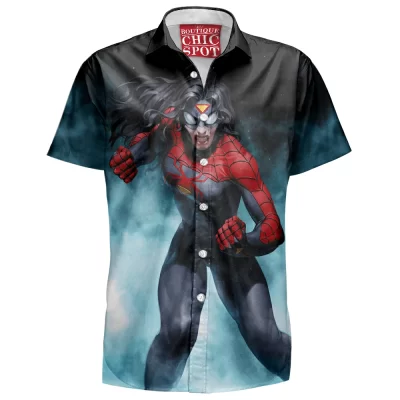 Comic Hawaiian-Shirt, Spider-Woman Hawaiian-Shirt