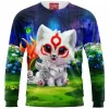 Okami Zip Sweatshirt, Anime Zip Sweatshirt, Game Zip Sweatshirt