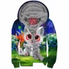 Anime Zip-Fleece-Hoodie, Okami Zip-Fleece-Hoodie