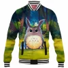 Anime Baseball-Jacket, Totoro Baseball-Jacket, Ghibli Baseball-Jacket
