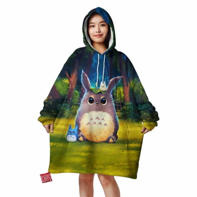 My Neighbor Totoro Blanket Hoodie