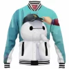 Baymax Baseball-Jacket, Disney Baseball-Jacket, Pixar Baseball-Jacket, Big Hero 6 Baseball-Jacket