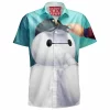 Baymax Hawaiian-Shirt, Disney Hawaiian-Shirt, Pixar Hawaiian-Shirt, Big Hero 6 Hawaiian-Shirt