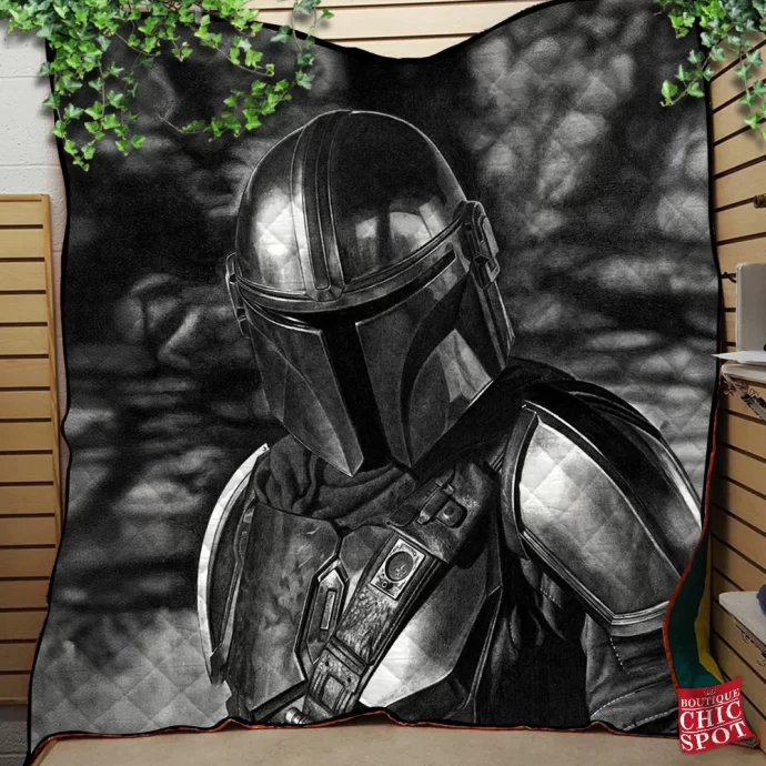 Mandalorian Quilt Blanket