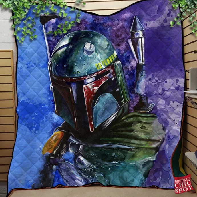 Boba Fett Quilt Blanket