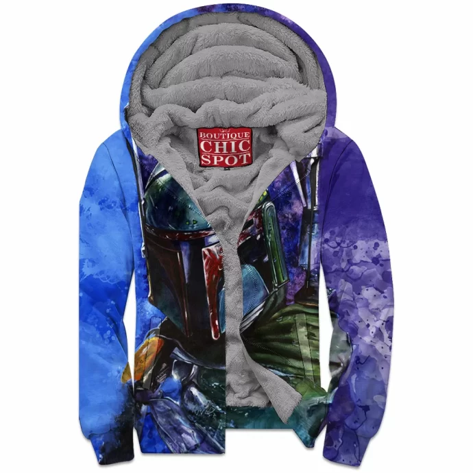 Boba Fett Zip Fleece Hoodie