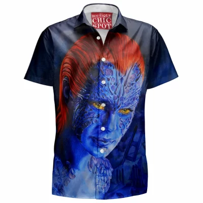 Comic Hawaiian-Shirt, Mystique Hawaiian-Shirt, X-men Hawaiian-Shirt