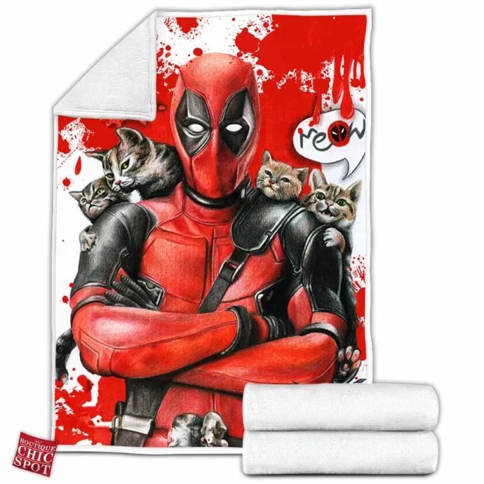 Deadpool Fleece Blanket