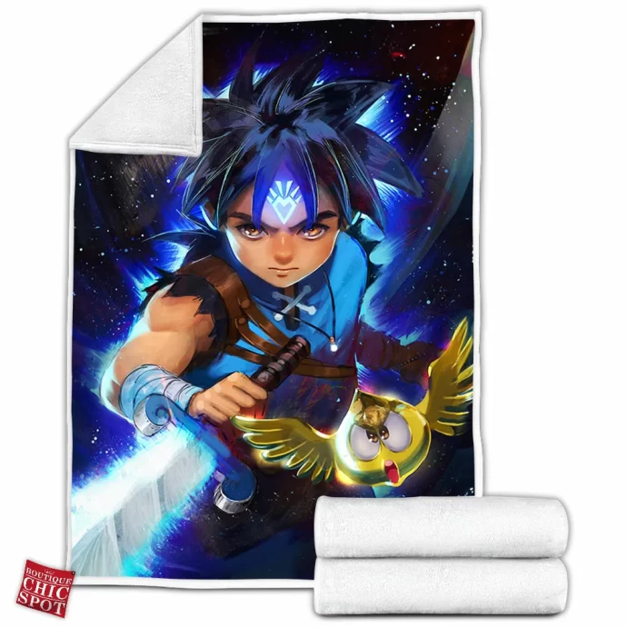 Dragon Quest Fleece Blanket