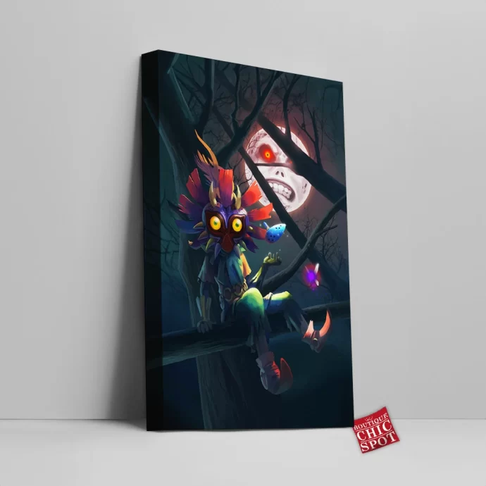 Skull Kid Canvas Wall Art