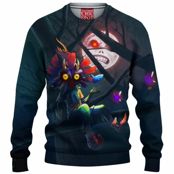 Skull Kid Knitted Sweater