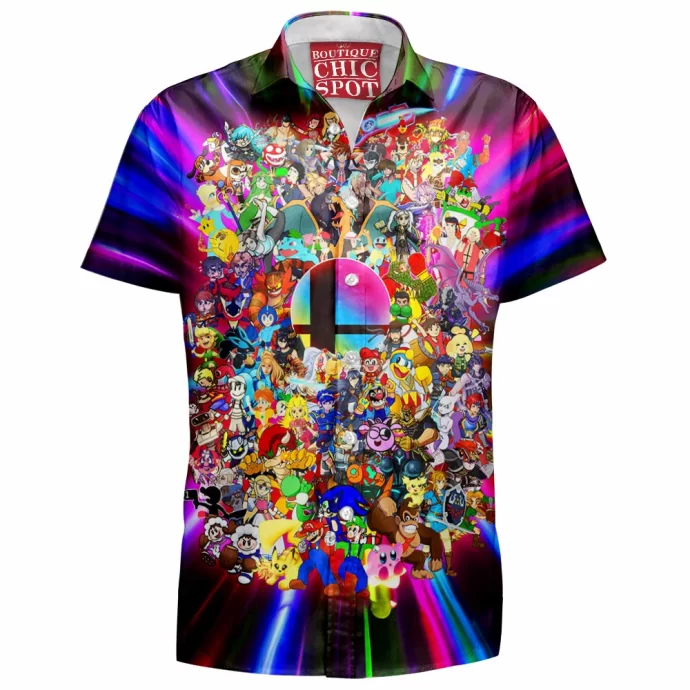 Super Smash Bros Hawaiian Shirt