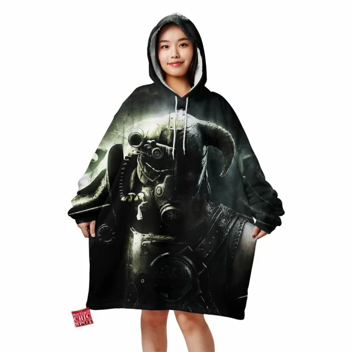 Fallout Skyrim Blanket Hoodie