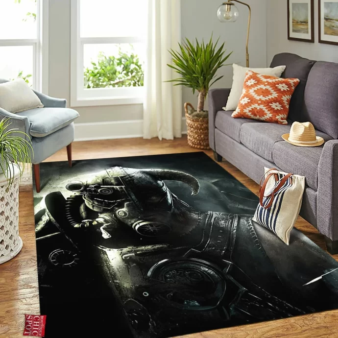 Fallout Skyrim Rectangle Rug