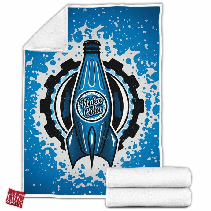 Nuka Cola Quantum Fleece Blanket