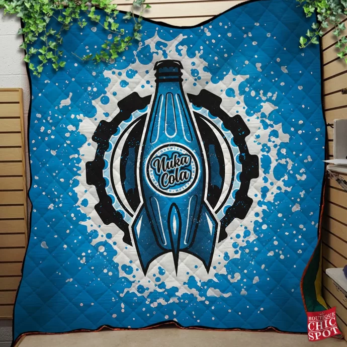 Nuka Cola Quantum Quilt Blanket