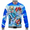 Anime Baseball-Jacket, Gyrados Baseball-Jacket, Magikarp Baseball-Jacket, Pokemon Baseball-Jacket