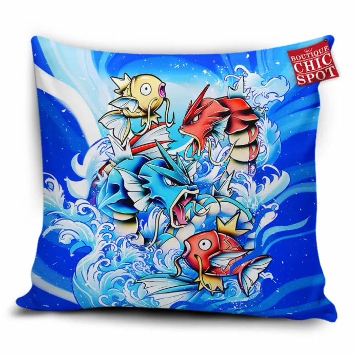 Gyrados And Magikarp Pillow Cover