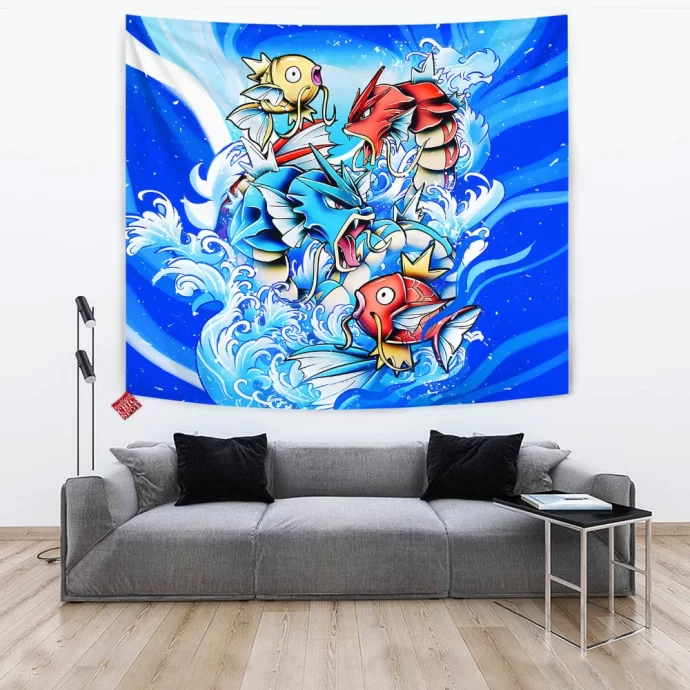 Gyrados And Magikarp Tapestry