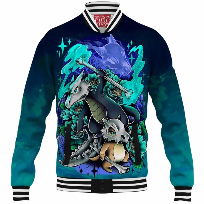 Marowak Cubone Baseball Jacket