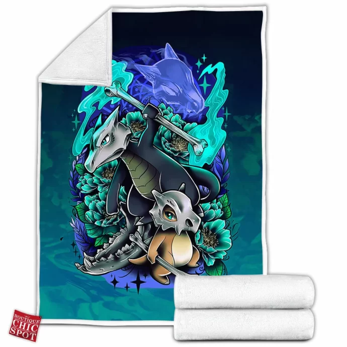 Marowak Cubone Fleece Blanket