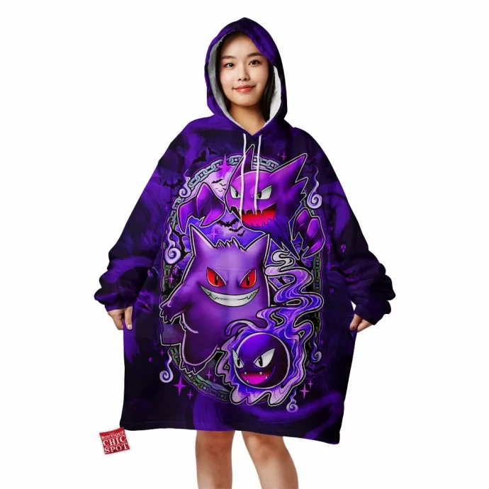 Gengar Blanket Hoodie