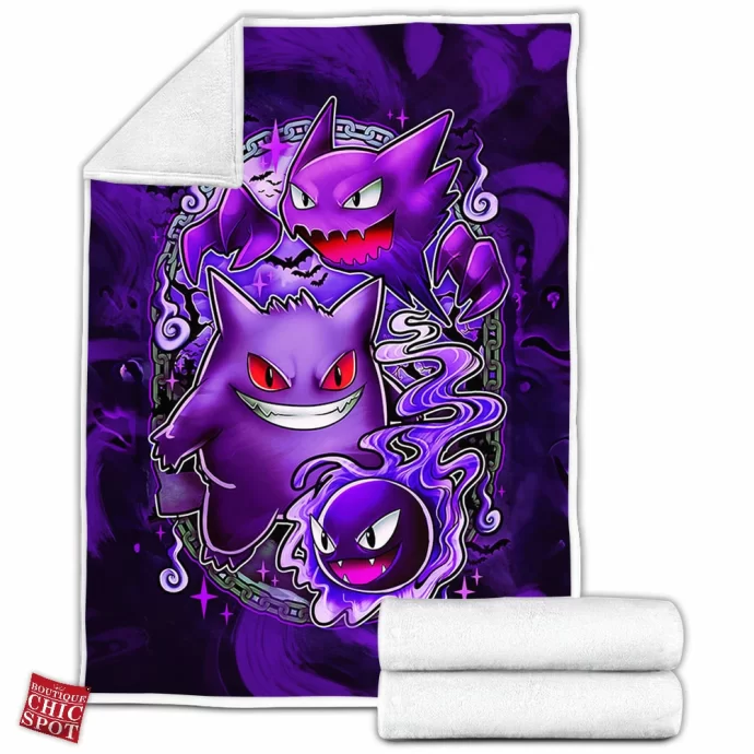 Gengar Fleece Blanket