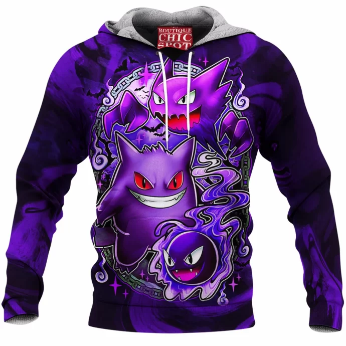 Gengar Fleece Hoodie