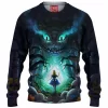 Alice In Wonderland Knitted Sweater