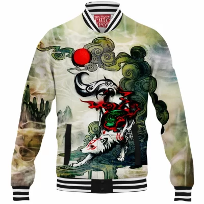 Anime Baseball-Jacket, Okami Baseball-Jacket