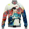 Anime Baseball-Jacket, Howls Moving Castle Baseball-Jacket, Ghibli Baseball-Jacket