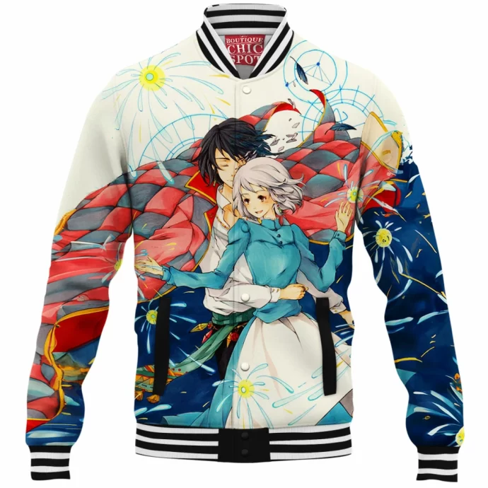 Howl's Moving Castle Baseball Jacket