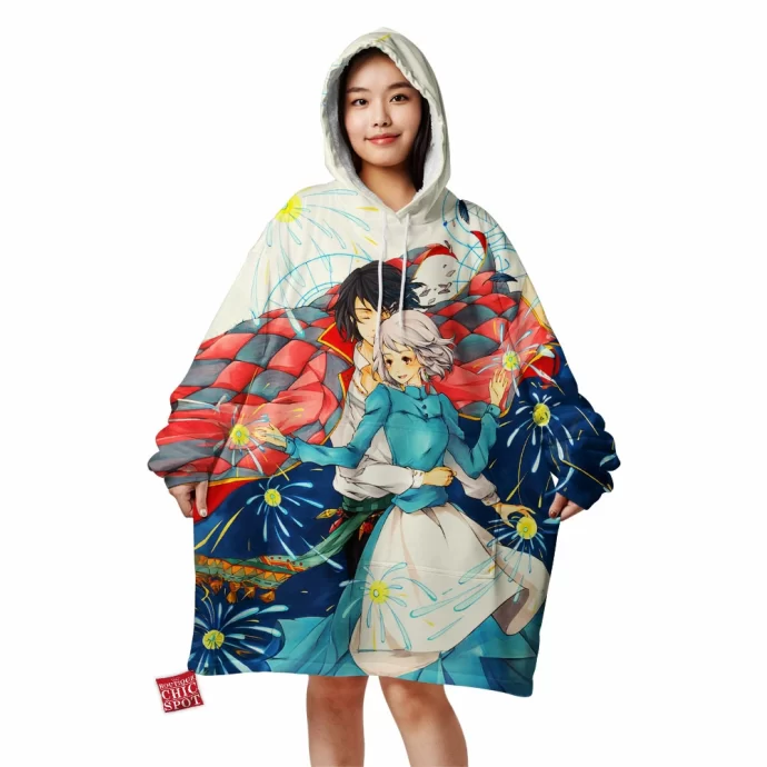 Howl's Moving Castle Blanket Hoodie